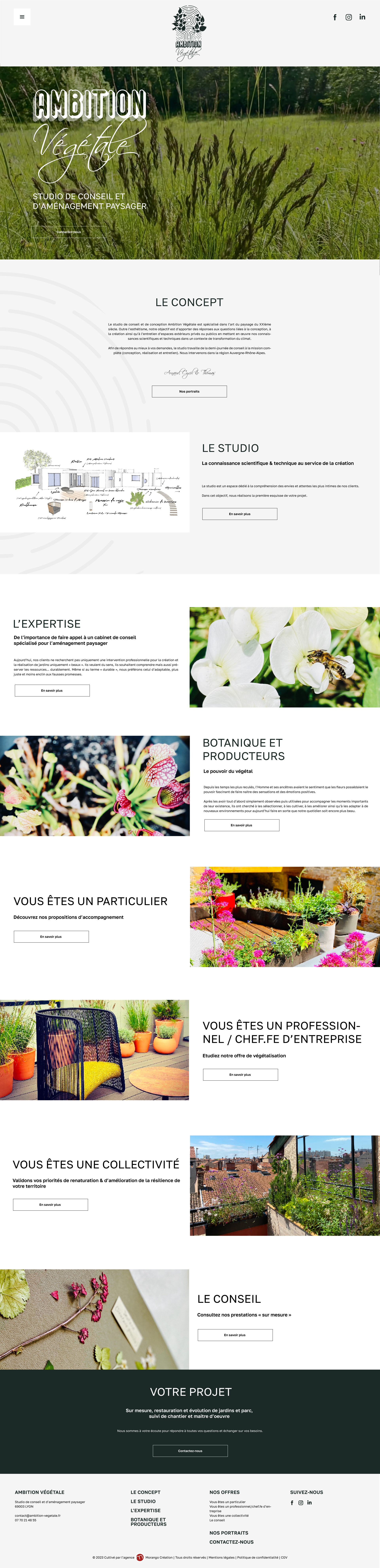 Site Ambition végétale